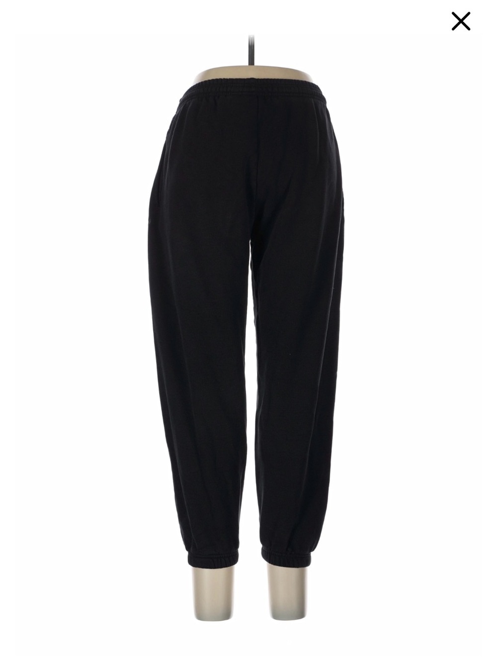 TNA Sweatfleece Boyfriend Fit Black Sweatpants Large Aritzia